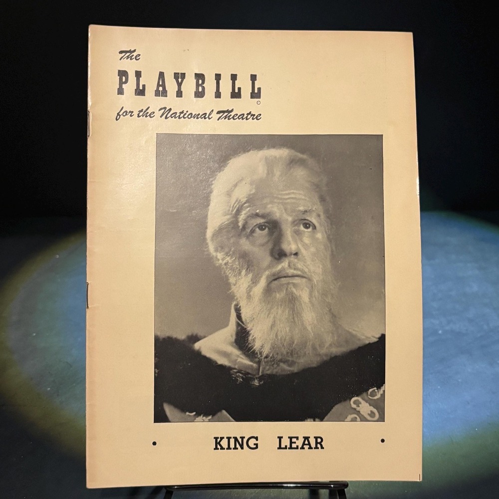 Vintage 1951 Broadway Playbill – King Lear starring Louis Calhern